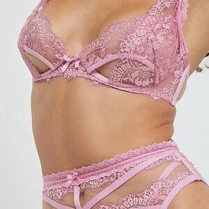 For Love & Lemons Bra Shimmer Lace